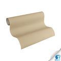Made in Germany - Pre-Pasted Wallpaper Rolls Plain Colour Brown - Non Woven Vinyl - Wallpaper Pre-glued - 1005 x 053 m