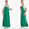 Thicker PVC Material Adjustable Bib Apron Oil & Chemical Resistant Extra Long Waterproof Dish Washing Butcher
