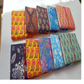 Custom Made Block Printed Fabric & Paper Cotton Journals Portable Handmade Notebooks in Assorted Sizes
