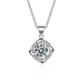 S925 Silver Windmill Moissanite Pendant Female Clavicle Chain Sterling Silver