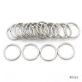 25mm Key Ring Bulk Stainless Steel Key Split Ring Wholesale Round Wire #304 Keychain Metal Key Ring MegaBDM