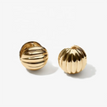 LOZRUNVE Silver 925 Jewellery Unique Fashion Minimalist Medium Chunky Dome Huggie Hoop Earring Gold Jewelry Set Women