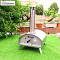 Factory Direct Modern Gas Burning Stainless Steel Pizza Oven with Electronic Ignition 13 Inch Outdoor Portable Foldable Legs