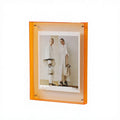 21x30cm Plastic Eco-Friendly Waterproof Acrylic Floating Neon Translucent Colorful Decorative Photo Frame 4x6 Desk/Tabletop Wall