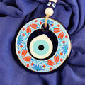 TM1002 Handmade 13cm Evil Eye Wall Hanging Nazar Boncugu Glass Art Decor for Good Luck Home Decor and Congratulatory Gifts