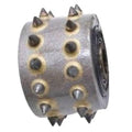 Replacement 30 Pins Bush Hammer Roller Without Holder 37mm X 24mm for Concrete Surface Preparation Coating Removal Anti Slip