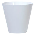 TUBUS 28.5L. flower pot dimensions (mm) 400x400x373 color White