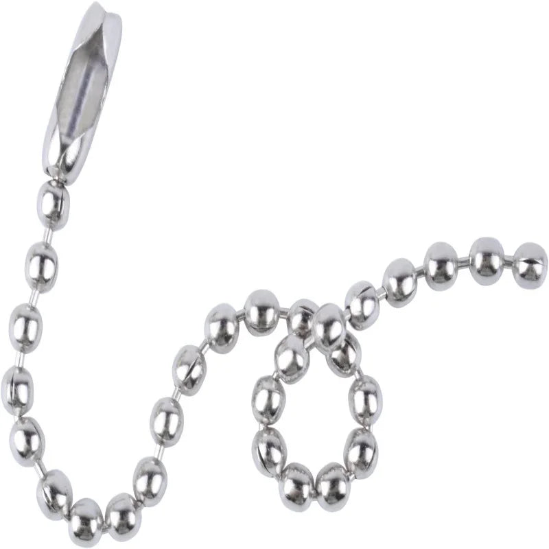 Minimalism Style Accessories Stainless Steel Jewelry Bead Chain Necklace Bracelet Bead Chain Jewelry Findings