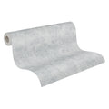 Made Germany Modern Non Woven Vinyl Wallpaper Rolls-Structure Grey Plaster Look Highly Wash-Resistant Light Living Room