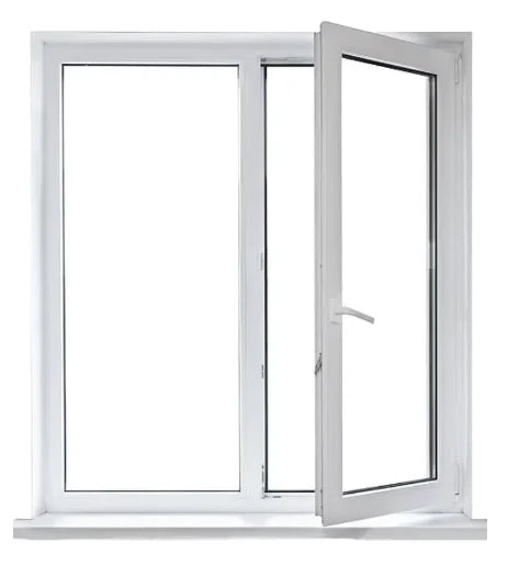 Modern Double Glazed Impact Resistance Casement Window Factory Wholesale Vinyl Plastic PVC UPVC Windows Fiberglass for Interior