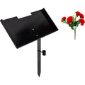 Custom Metal Grave Marker Stand | Beloved Memorial Plaque Holder & Pet Memorial Stake | Sheet Metal Fabrication Service