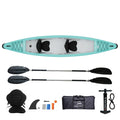 Wholesale Customized PVC with Aluminum Oars for Ocean Travel Long Distance Touring Stable 2 Person Tandem Inflatable Kayak