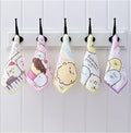 Cartoon Printed Small Square Towel Ultra-fine Fiber Heat Transfer Soft and Absorbent Quick Drying Baby Hand Towel