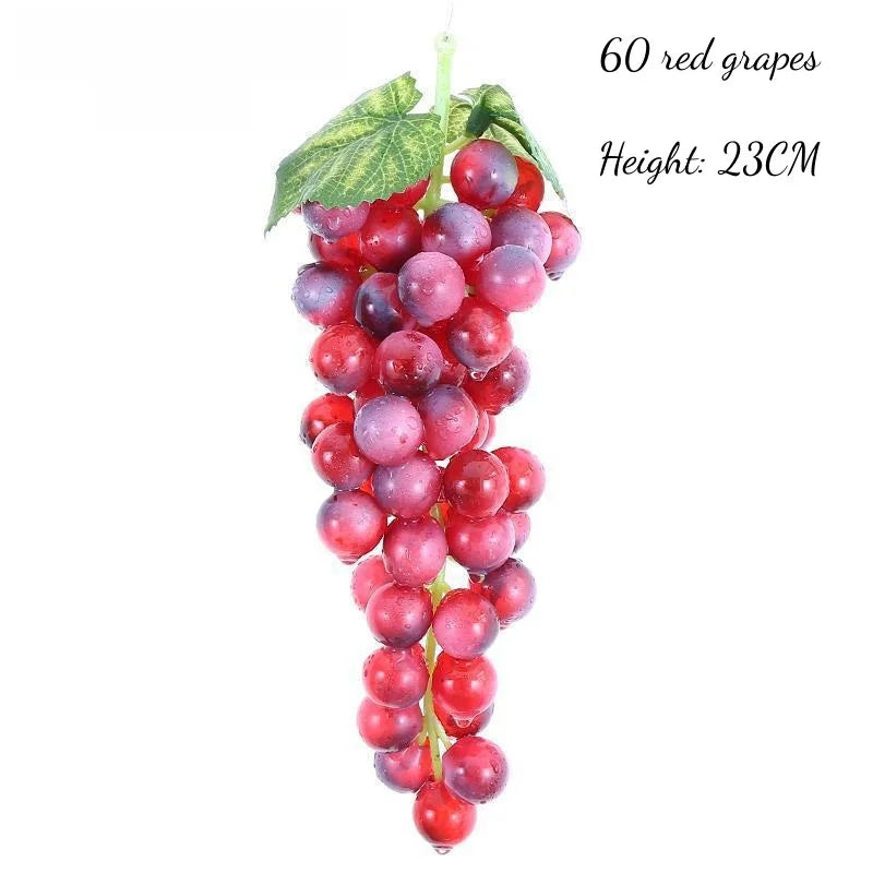 Environmental Friendly Customizable with Different Numbers of Artificial Grapes Fruits Christmas Scene Decorations and Props MegaBDM