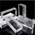 Eco-Friendly 200x100x50mm Translucent Glass Brick for Privacy Walls