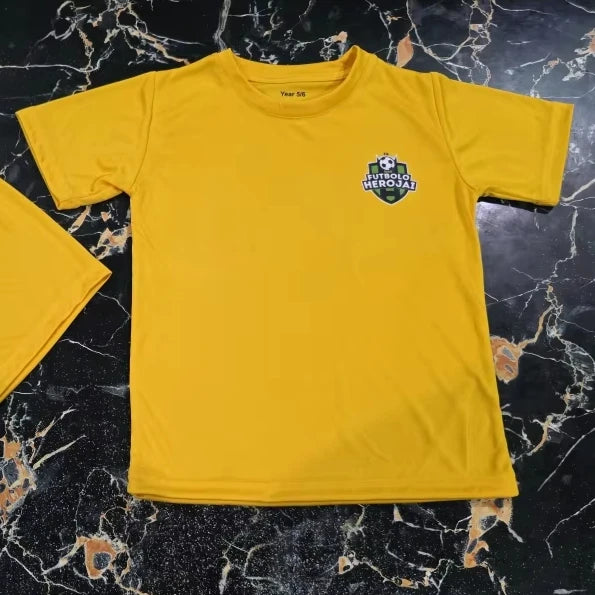 Custom Made Kids Soccer Uniform Clothing 100% Polyester Quick Dry Short Printed Summer Custom Team Names Numbers Optimal