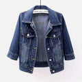 Women's 2025 Spring-Autumn New Collection Slim Fit Flattering Silhouette Open-Front Cardigan Jacket