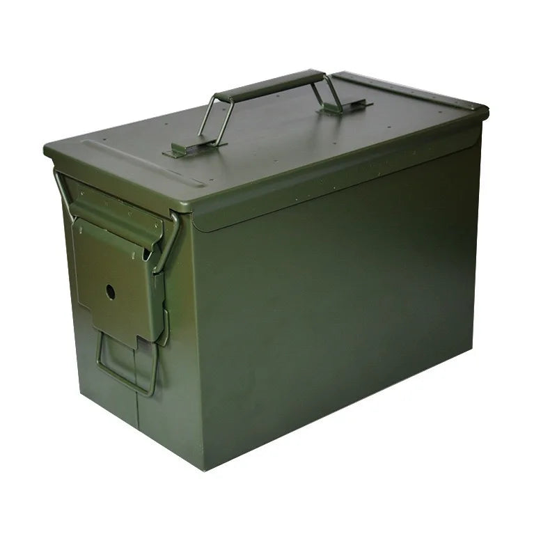 Galvanized Steel Tactical Shooting Bullet Box Tool Storage Multi-function Protection for Hunting