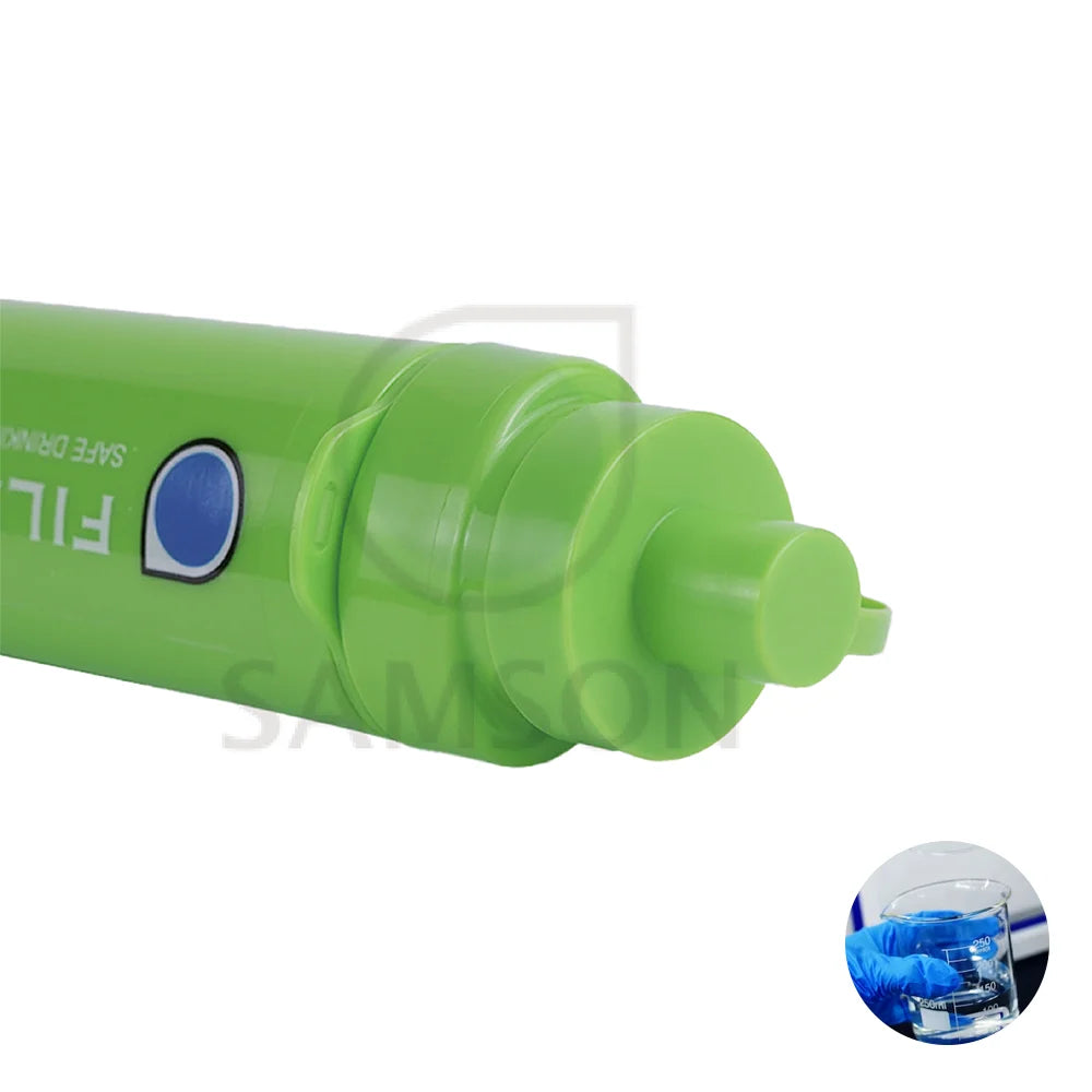 Hot Sales Samson Purification FS-001GR Green Portable Straw Filter Made PP Material Single-Stage Filtration for Purifying