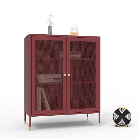 Modern Living Room Steel Home Furniture Convertible Metal Side Storage Cabinet for Bedroom Hotel Workshop Use