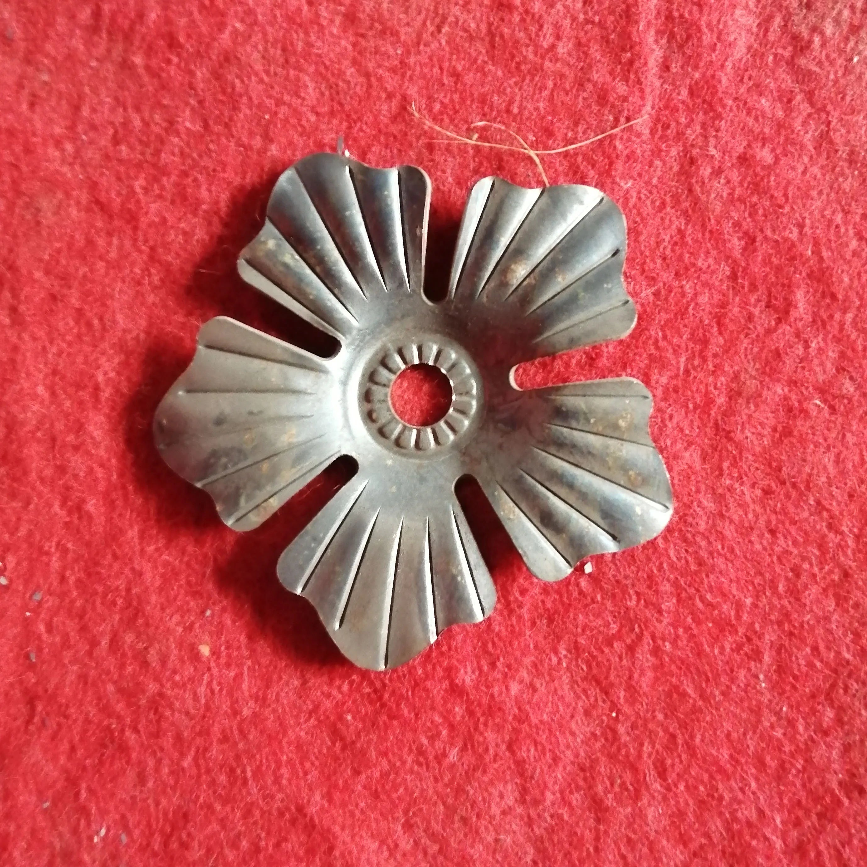 Forging Wrought Iron element Flower for Gate Fence Railing Handrail Balustrade