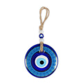 Handmade Evil Eye Wall Hanging 13cm Nazar Boncugu Good Luck Charming Glass Art Decor for Home Decor and Gifts TM1008