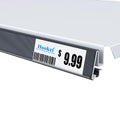 Adhesive Label Holder Data Strips Gondola Wood Shelf Stick on Data Label Strip