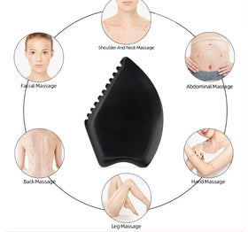 Bian Stone Gua Sha Facial Tools Scraping Massage Face Guasha Board Scraping Plate