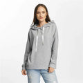 Streetwear Custom Long Sleeve Heavy Weight Cotton Fleece Front Full Zip Oversized Women Cropped Hoodie Jacket
