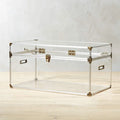 Manufacturer Factory Supplier OEM Customized Modern Clear Acrylic Trunk Acrylic Side Table Coffee Table