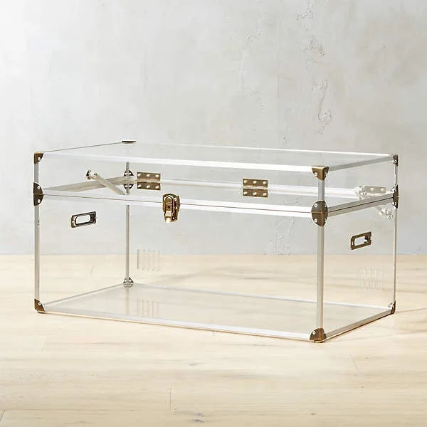 Manufacturer Factory Supplier OEM Customized Modern Clear Acrylic Trunk Acrylic Side Table Coffee Table