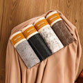 High Quality New Arrival Jacquard Cotton Pants Men's Underwear Boxer Briefs with Mid-Rise Waist Breathable