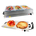Portable Stainless Steel Electric Food Heater Energy-Saving Buffet Food Electric Warming Tray With Adjustable Temperature