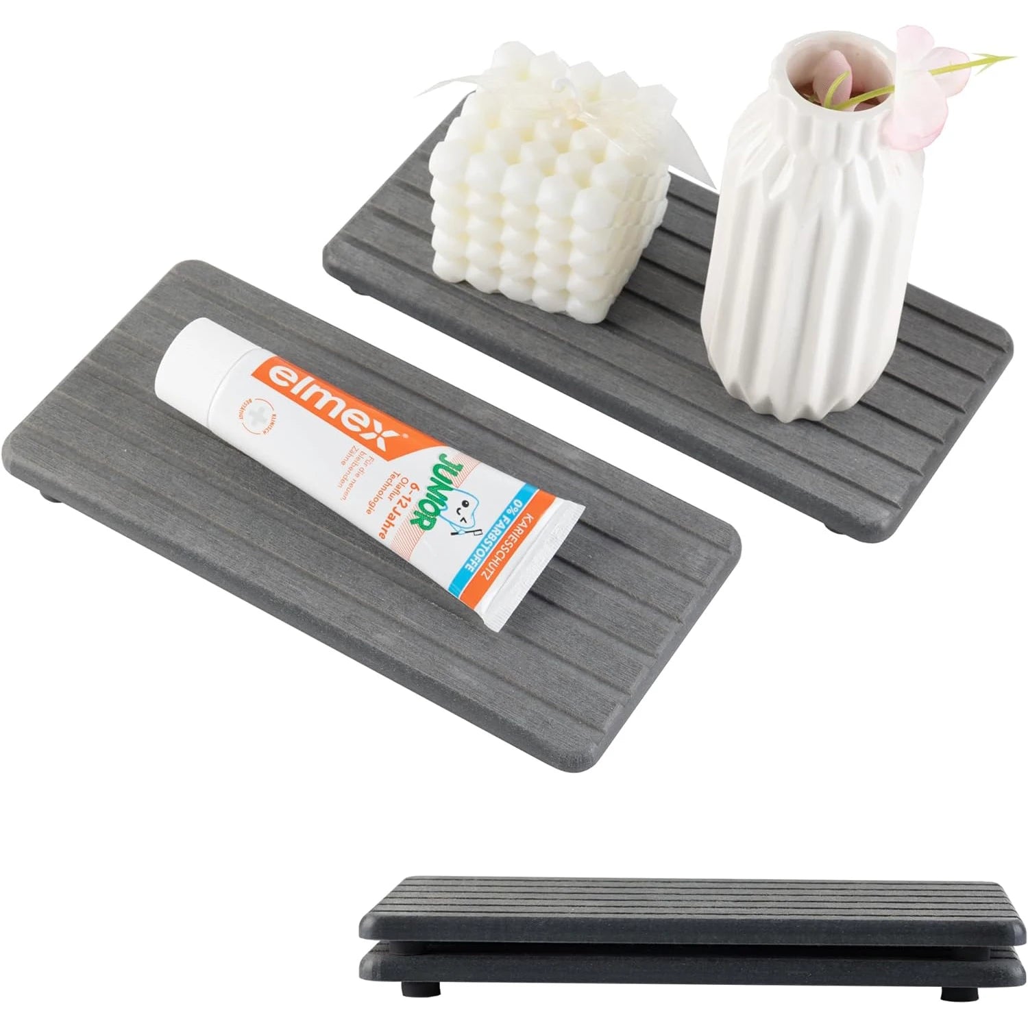 Tabletex Diatomaceous Earth Kitchen Soap Tray Water Absorbent Diatomite Coasters Water Absorbing Stone Used for Hand Soap