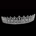 Wholesale JR Brand Women's Large Brass Crystal Headband Bridal Crowns for Queens Wedding