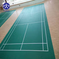 Modern 4.5mm PVC Anti-Slip Adhesive Sport Flooring Mat for Badminton Court with Plain Surface