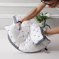 High Elasticity Quilting Pillow Filling Feather Velvet Pillow With Zipper