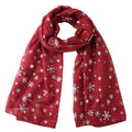 Soft Long Women's Lightweight Digital Print Polka Dot Christmas Shawl Multi Color Polyester Holiday Party Outdoor Activities