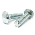 3/8 5/8 Inches Blue White Zinc Plated Galvanized Steel Carbon Steel Gr.5 Full Threaded Carriage Bolt