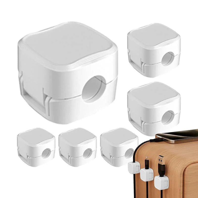 Wholesale Magnetic Cable Clips Adjustable Cord Holder Under Desk Cable Management Wire Keeper Cable Organizer Holder
