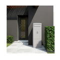 Steel Exterior Smart Parcel Delivery Drop Box Home Outdoor Large Front/Rear Access Free Standing Secure Anti-Theft Waterproof