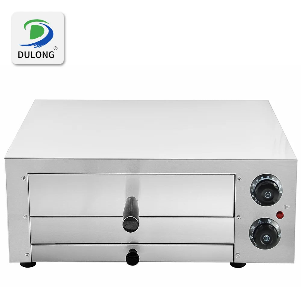 2025 Top New Electric Pizza Oven 14 Inch with Grilling Rack Handle Stainless Steel Pizza Baking Machine for Home and Restaurant
