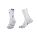 Wholesale Breathable Odorless Thick Athletic Crew Socks for Men Women Knitted Logo Body Spandex/Polyester