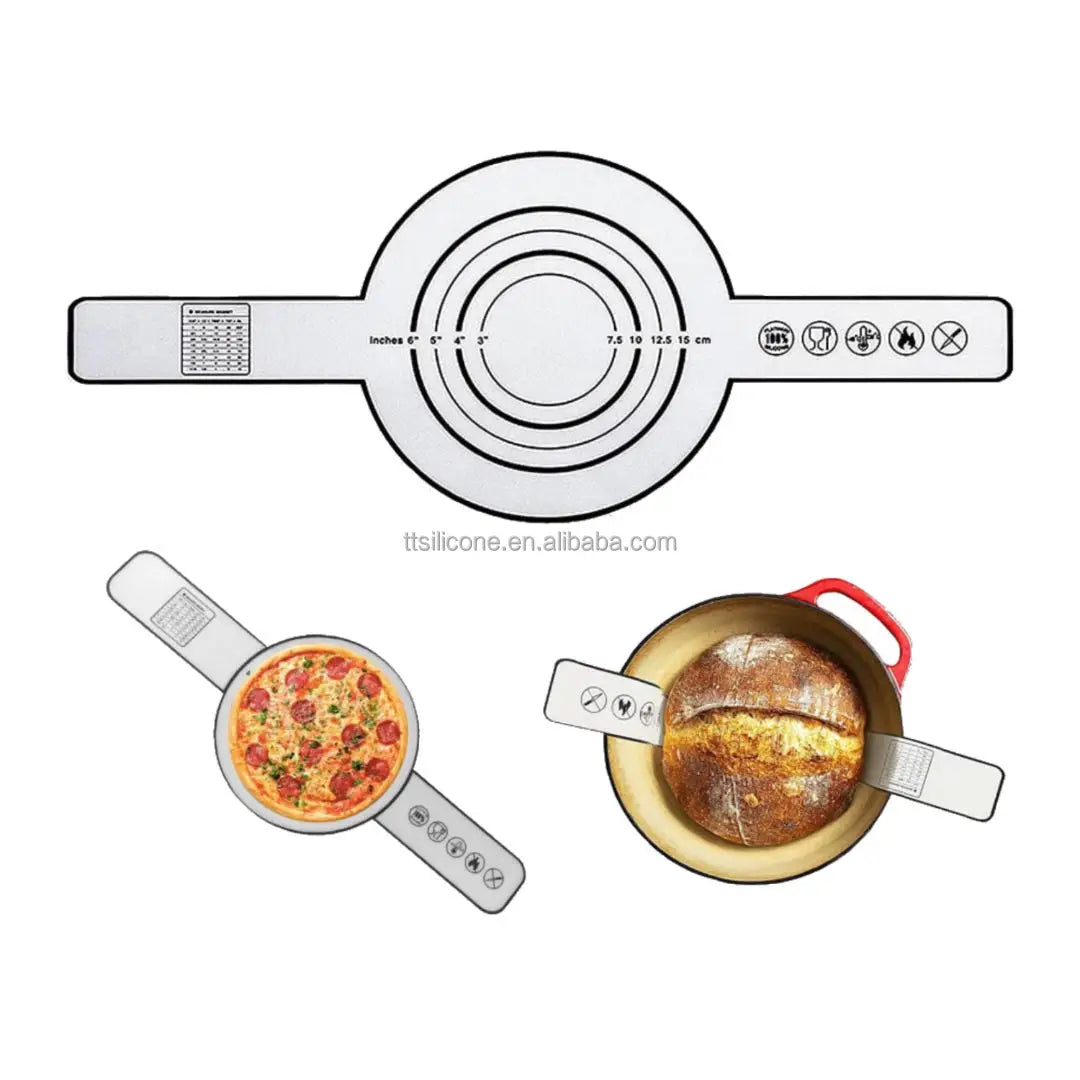 Easy-Clean Non-Stick Silicone Bread Sling for Dutch Oven Temperature & Oil Resistant Baking Mat Baking & Pastry Tool