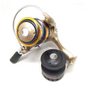 ORJD Spinning Fishing Reel 8kg Max Drag 5.0: 1 Gear Ratio Freshwater Carp Fishing Coil Metal Boby Brake Wheel Fishing Reel