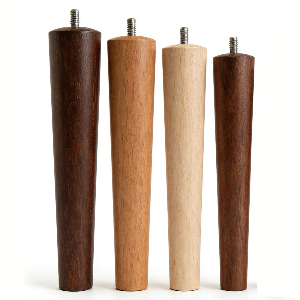 Hot-Selling Flat Hardware Connector for Office End Table Wood Fitting Accessories Turned Wood Legs for Living Room Apartment