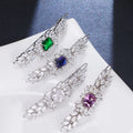Wholesale Women Bridal Silver Crystal Hair Accessories for Weddings Clip