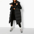 2023 Custom Long Hooded Winter Waterproof Wool Lining Puffer Jacket Men Women Keep Warm Popular Wholesale