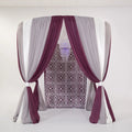 8ft Round Circle Crossbar Telescoping Drape Support for Wedding Canopy Eevnt STAGE PIPE and DRAPE KITS (Bar Only)