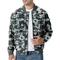 Custom Embroidered Logo Nylon Bomber Men's Jackets Outdoor Canvas Plus Size Streetwear Winter Coat for Cold Weather